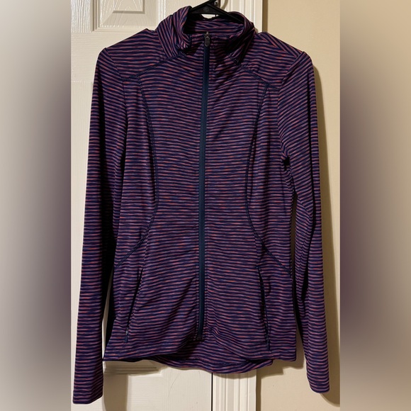 Lole Jackets & Blazers - 🔥3 for$50🔥Lolë | ZipUp Athletic Jacket UPF 50+ Navy/Striped | Small | EUC